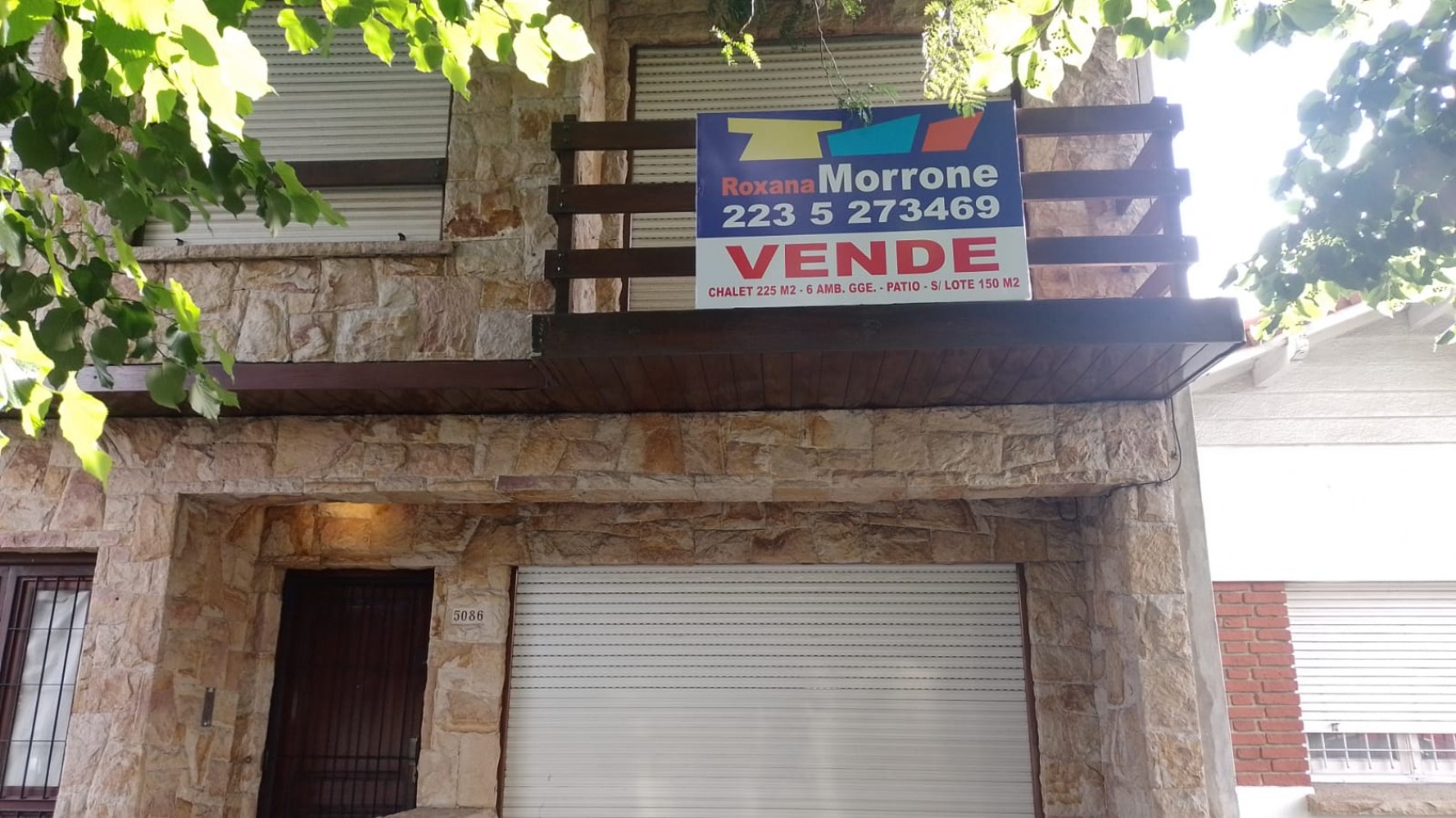 VENTA APTO LOCAL O  EDIFICIO. CHALET CLASICO MDP,  DE 6 AMBIENTES CON PATIO, PARRILLA, DESARROLLADO EN DOS PLANTAS, solo venta para proyecto comercial, o multifamiliar.