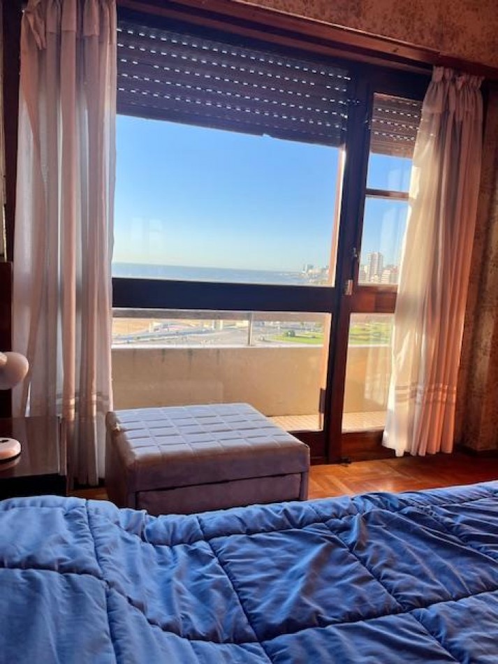 VENTA, CON RENTA !!! DEPARTAMENTO VISTA PLENA AL MAR, FRENTE AL MAR Y LA PLAZA ESPAÑA, 3 AMB. CON DEPENDENCIAS Y COCHERA