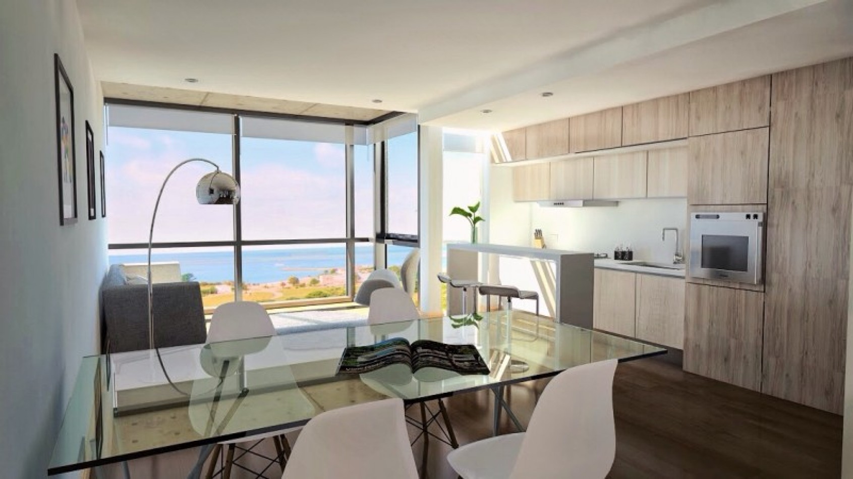 DEPARTAMENTO 2 AMBIENTES CON COCHERA EN EDIFICIO NUEVO FRENTE AL MAR!