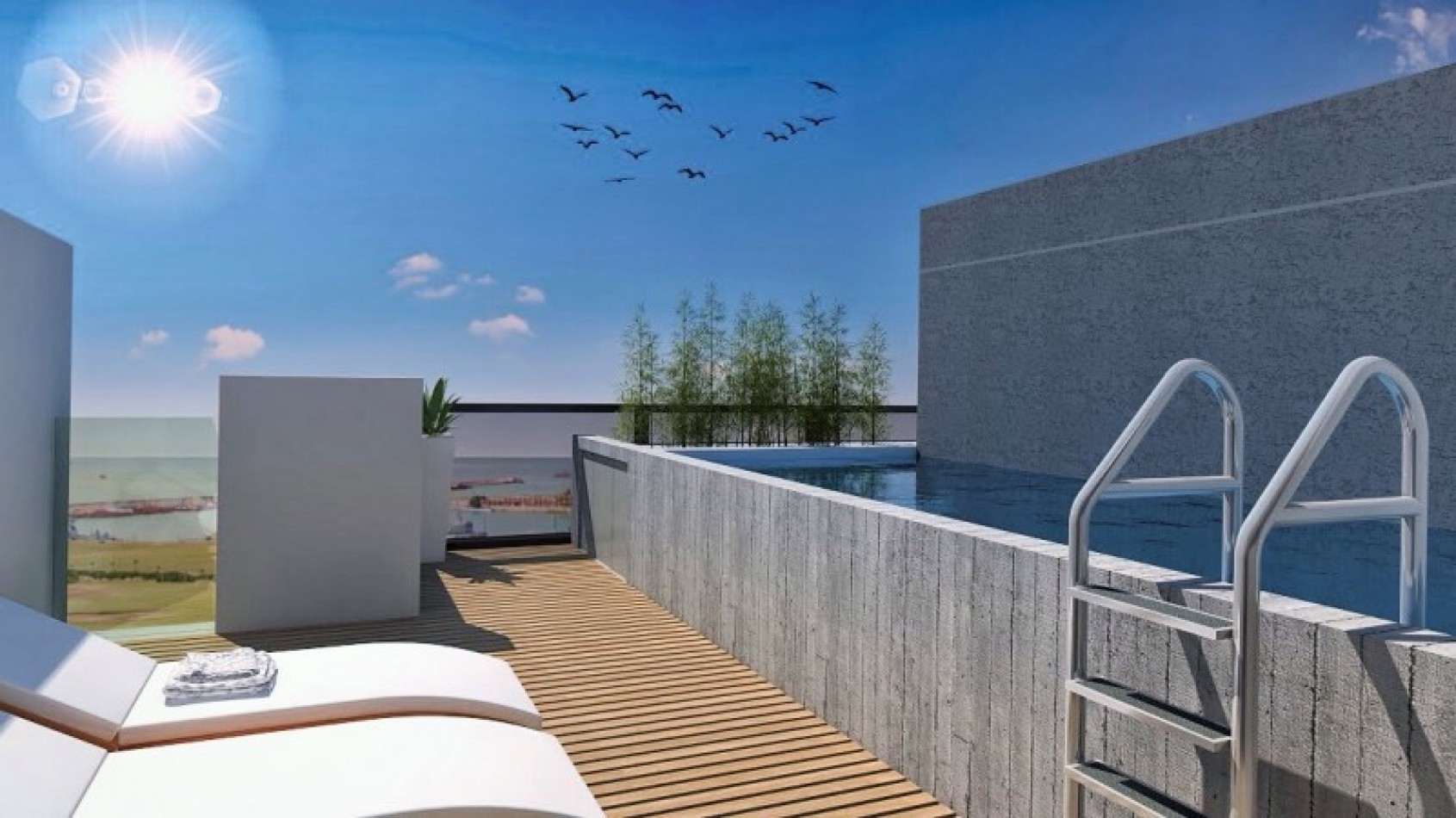 DEPARTAMENTO 2 AMBIENTES CON COCHERA EN EDIFICIO NUEVO FRENTE AL MAR!