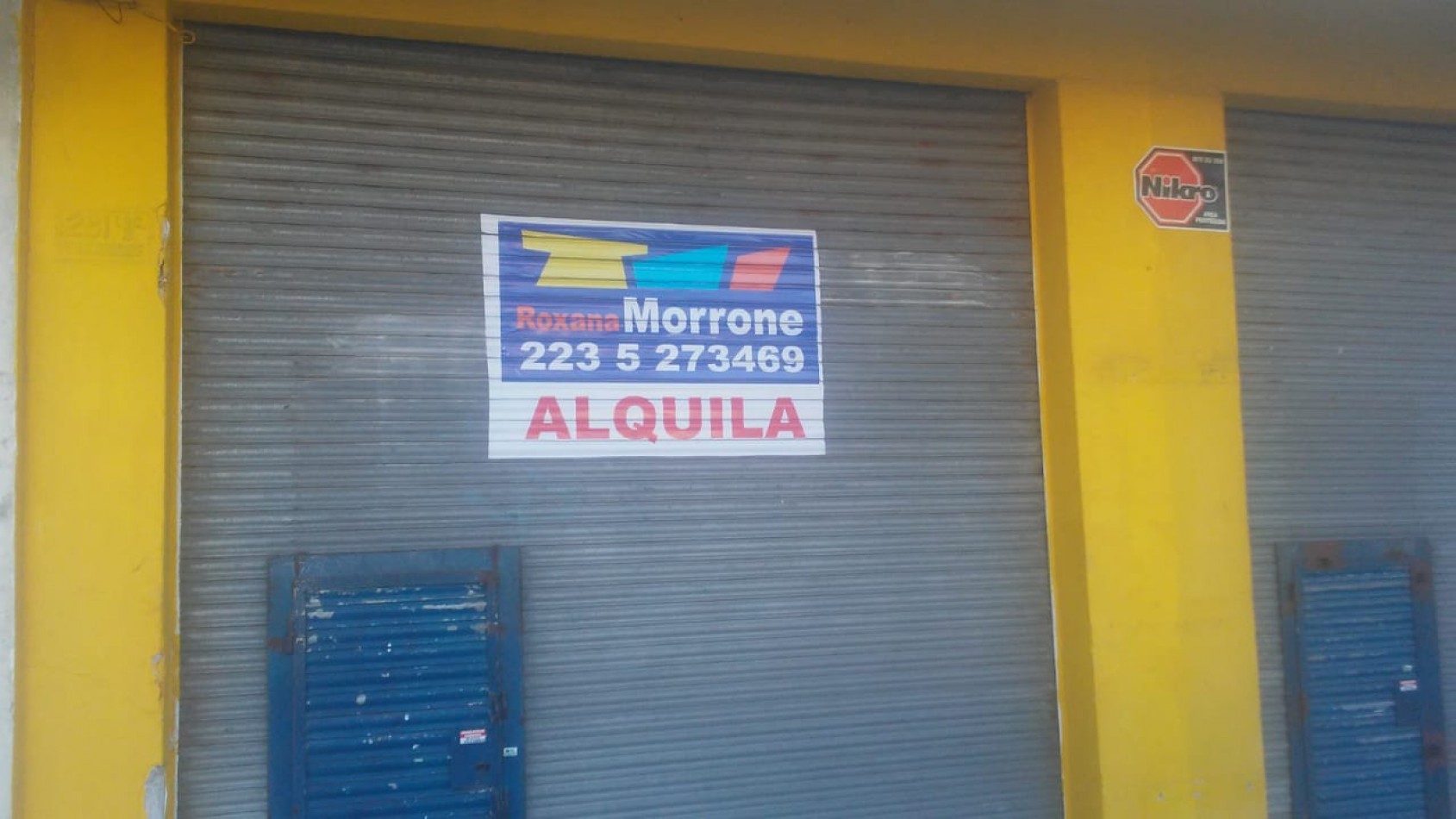 UE SE ALQUILA ES EL LOCAL