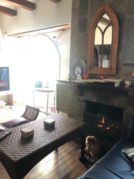 chalet playa grande, parque, garaje doble y departamento de entrada independiente.