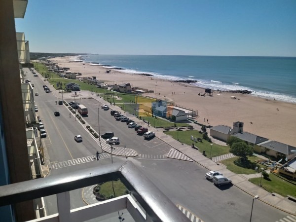 CON RENTA !!! DEPARTAMENTO EN VENTA MIRAMAR !!! FRENTE AL MAR !!! MPECABLE  DPTO DE 3 AMB. CON DEPENDENCIAS COMPLETAS, BALCON CON VISTA PLENA AL MAR 
